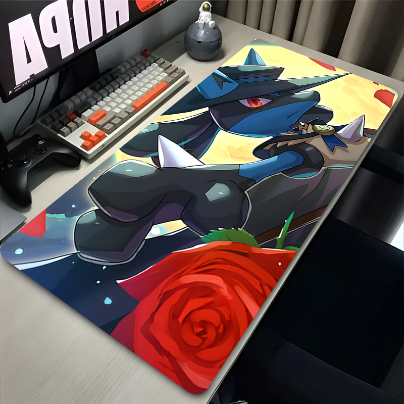 마우스 패드 멋진 애니메이션 P-포켓몬 루카리오 마우스 - Esports Gaming Mousepad 리뷰 및 가격