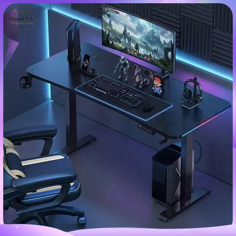 럭셔리 전동 높이 조절 게이밍 데스크 컴퓨터 책상 (e - Esports Gaming School 리뷰 및 가격