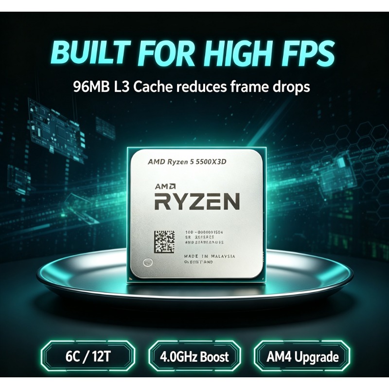 AMD 라이젠 5 5500X3D 7NM 데스크탑 CPU - Amd Cpu Ryzen 5 리뷰 및 가격