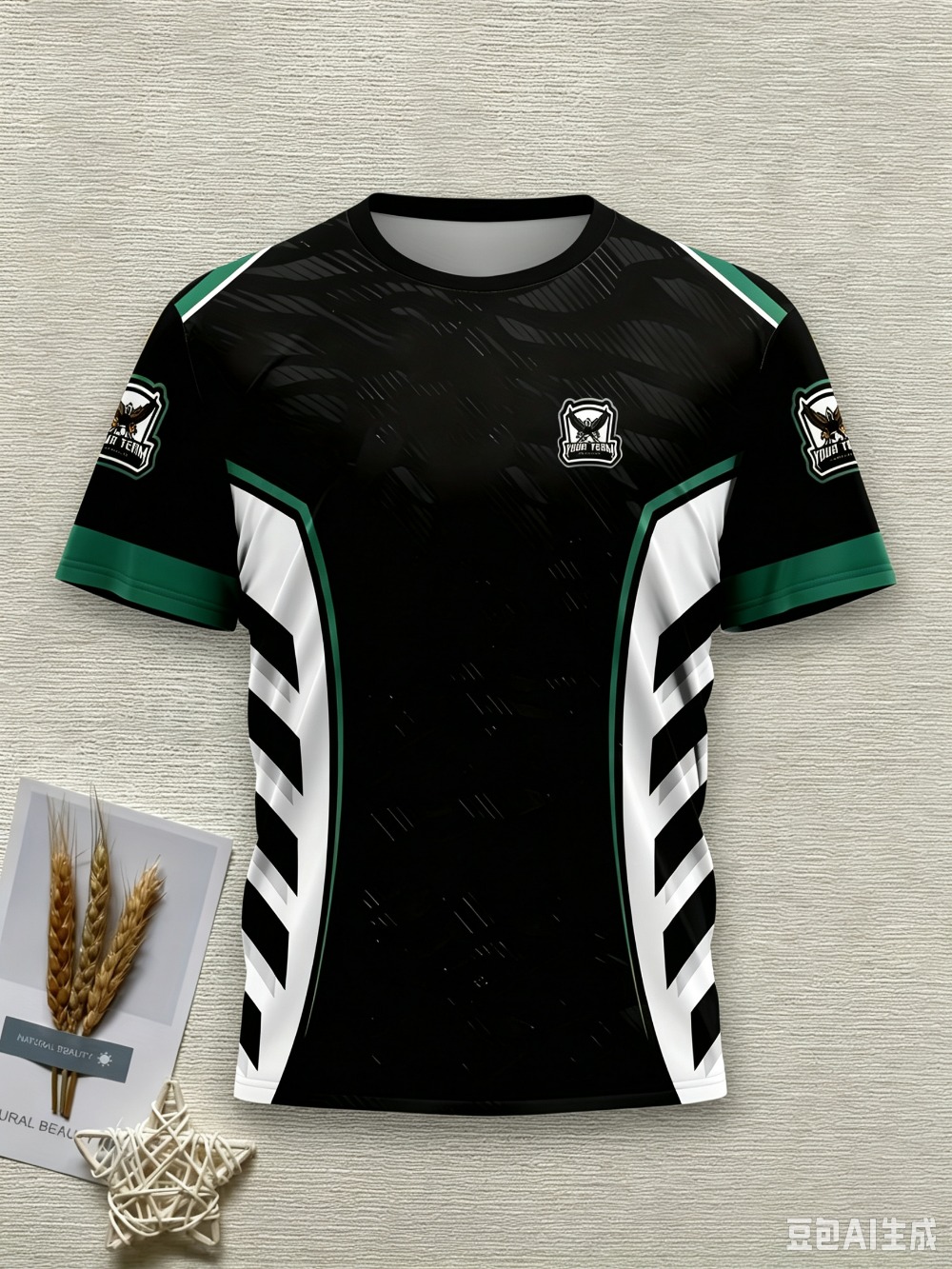 남성용 게이밍 e스포츠 팀 저지 티셔츠, 블랙-골드-화 - Esports Gaming Team Logo 리뷰 및 가격