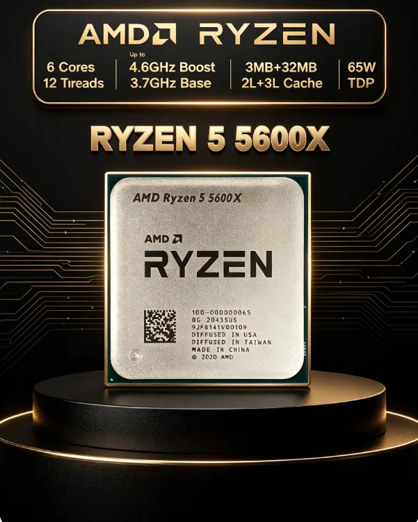 AMD 라이젠 5 5600X 프로세서 CPU 신제품 3 - Amd Cpu Ryzen 5 리뷰 및 가격