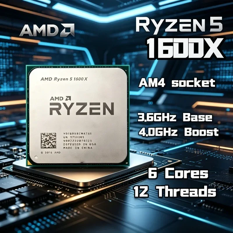 AMD Ryzen 5 1600X 정품 및 새 제품 10 - Amd Cpu Ryzen 5 리뷰 및 가격